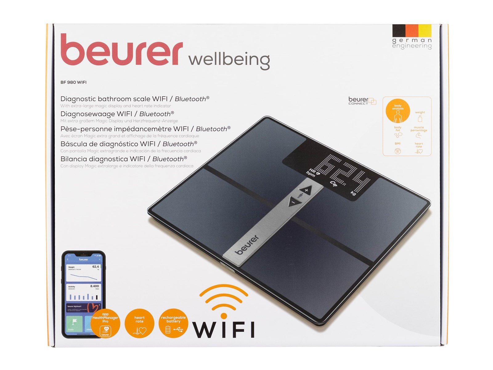 Beurer Analysewaage BF 980 WIFI - bathroom scales