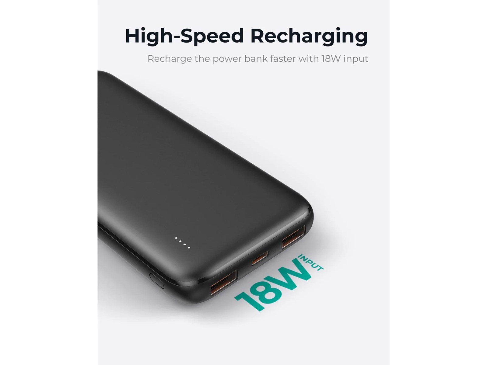 Aukey PB-N73S Powerbank (Akku) - schwarz - 10000 mAh