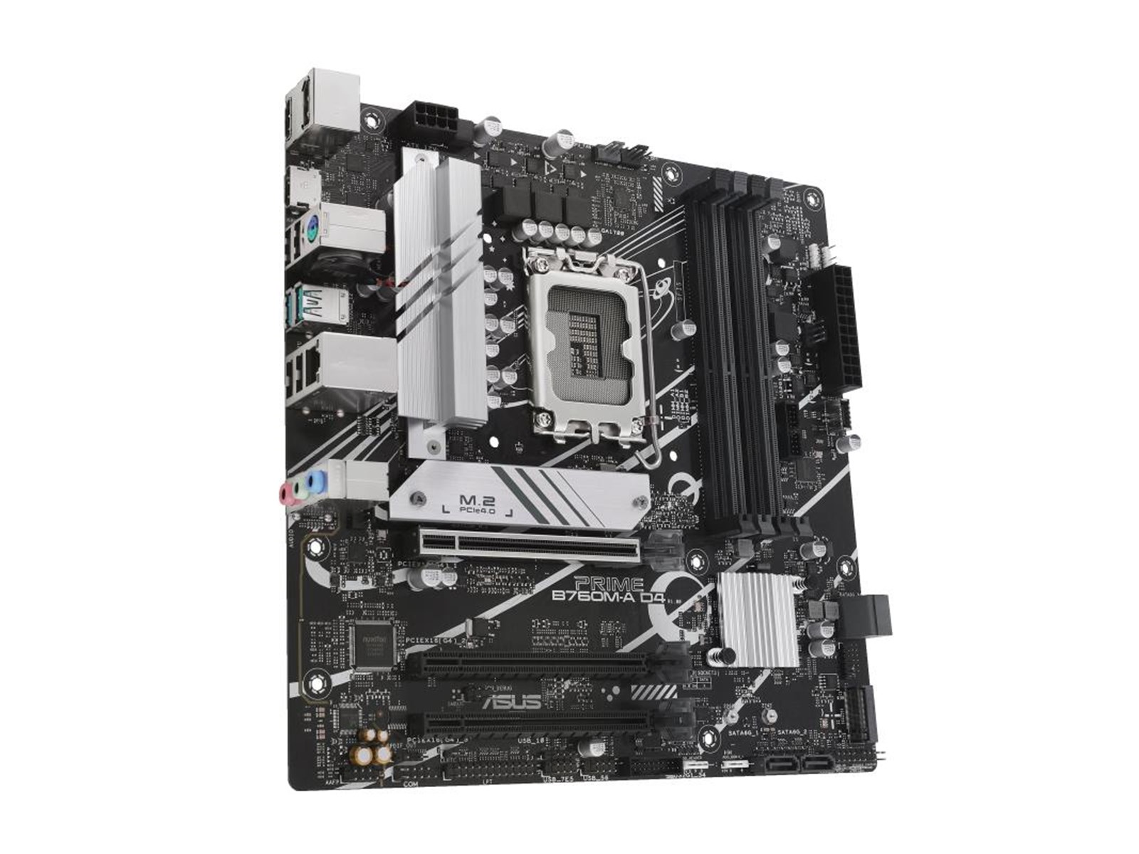 ASUS PRIME B760M-A D4-CSM Mainboard - Intel B760 - Intel LGA1700 socket - DDR4 RAM - Micro-ATX