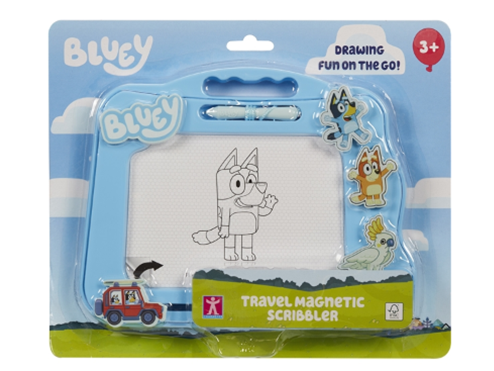 Bluey Travel Magnetic Scribbler