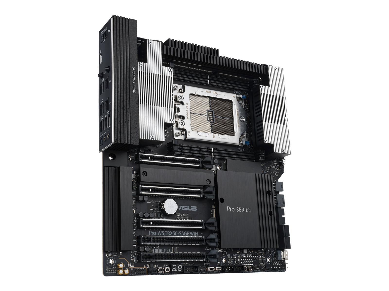 ASUS PRO WS TRX50-SAGE WIFI Mainboard - AMD TRX50 - AMD sTR5 socket - DDR5 RAM - SSI (Server)