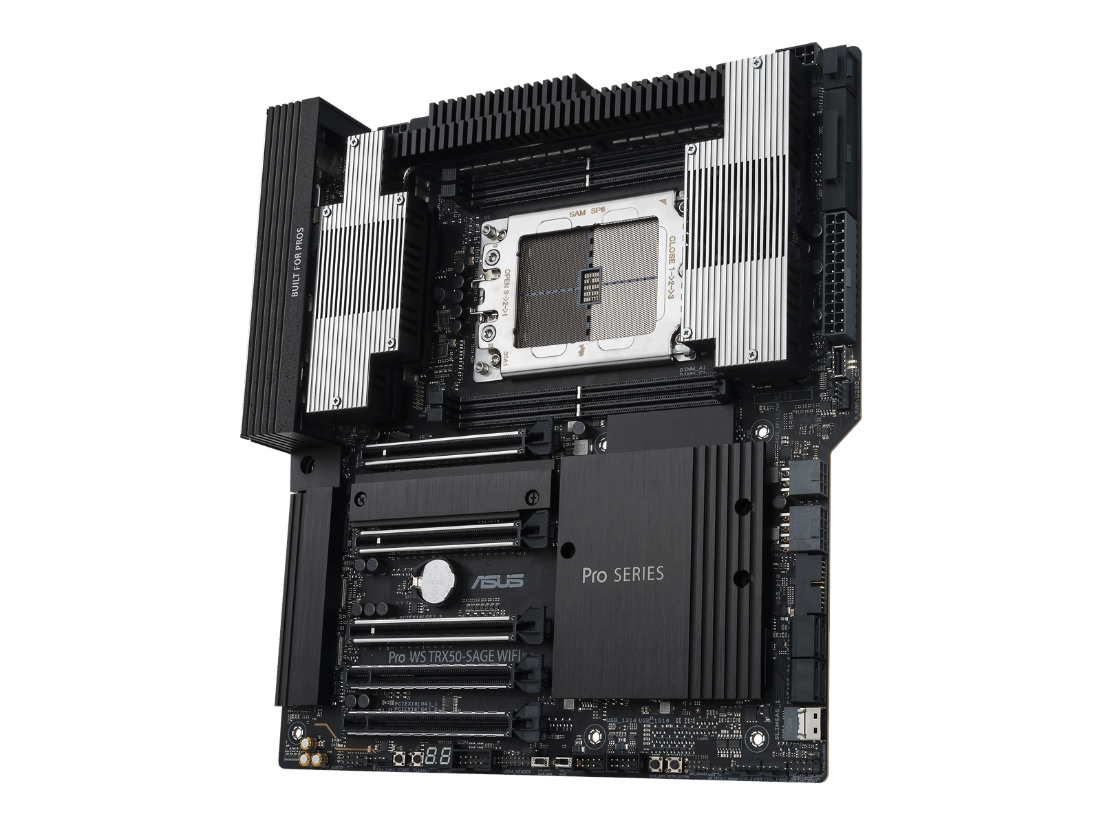 ASUS PRO WS TRX50-SAGE WIFI Mainboard - AMD TRX50 - AMD sTR5 socket - DDR5 RAM - SSI (Server)