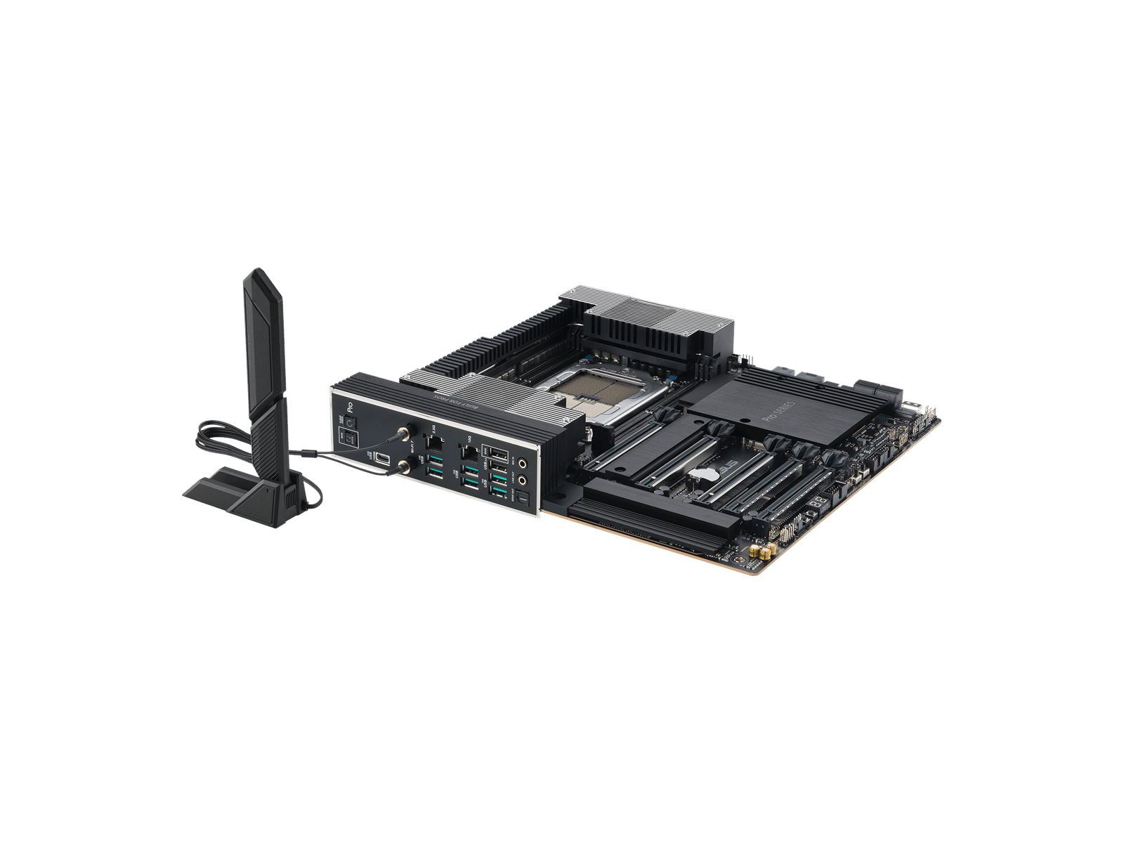 ASUS PRO WS TRX50-SAGE WIFI Mainboard - AMD TRX50 - AMD sTR5 socket - DDR5 RAM - SSI (Server)