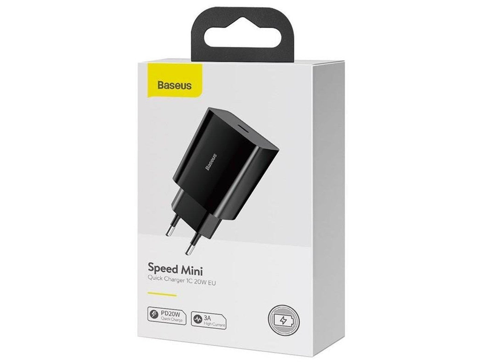 Baseus Speed Mini Quick Charger USB-C PD 3A 20W (black)