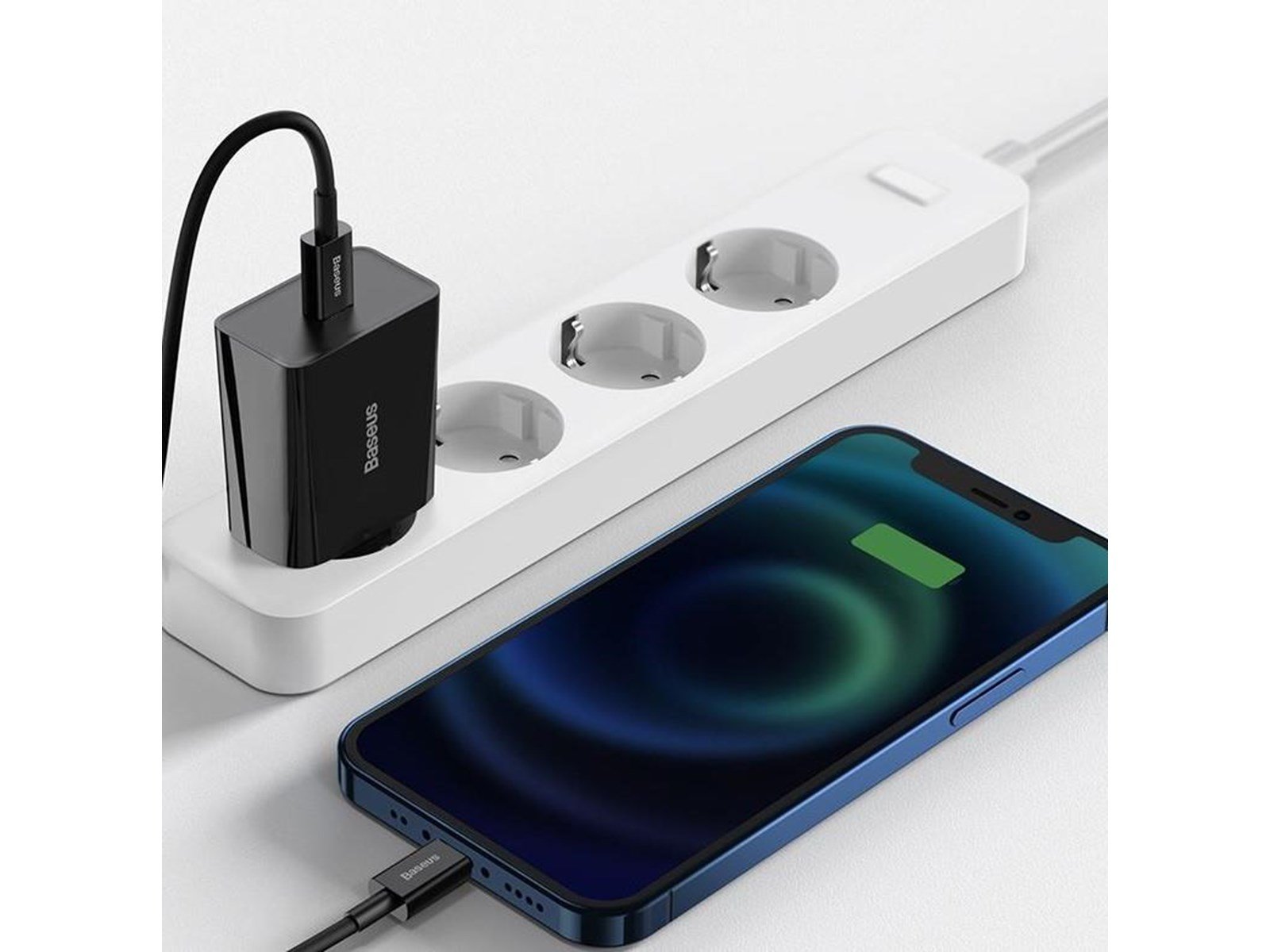 Baseus Speed Mini Quick Charger USB-C PD 3A 20W (black)