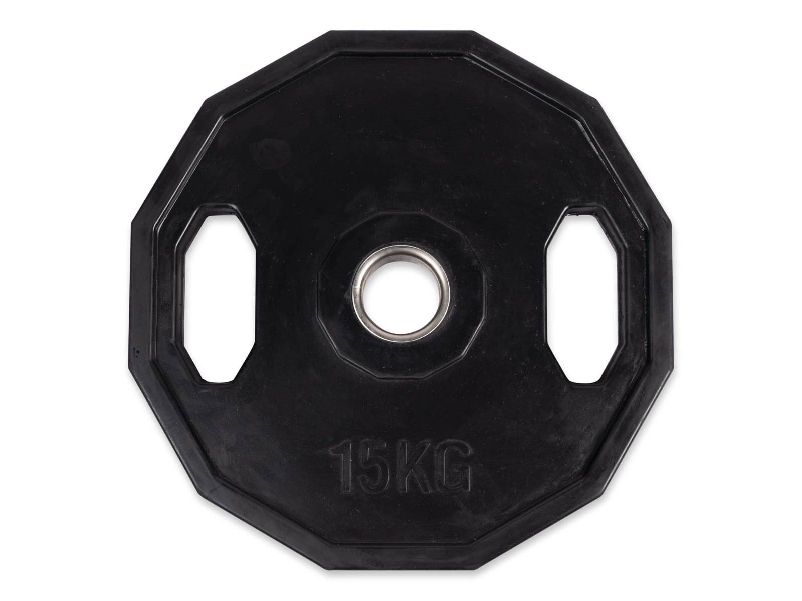 ASG Weightplate Black w. Handle 15 KG Ø50