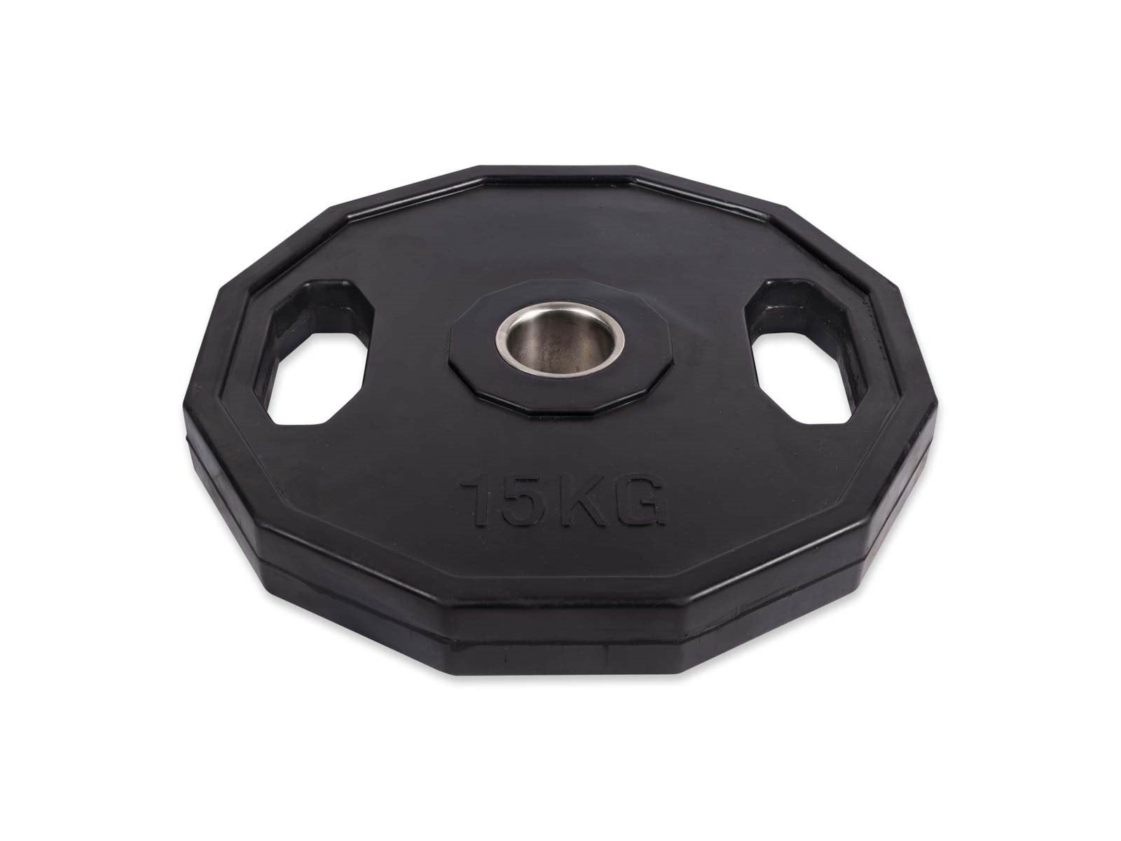 ASG Weightplate Black w. Handle 15 KG Ø50