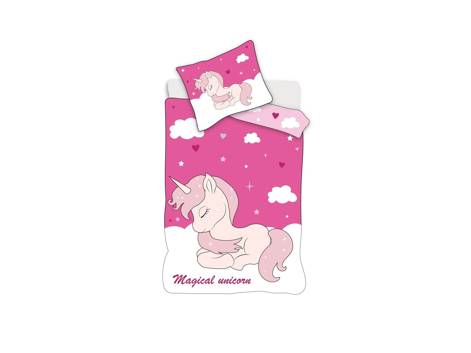 BrandMac Bed Linen - Junior Size - Magical Unicorn