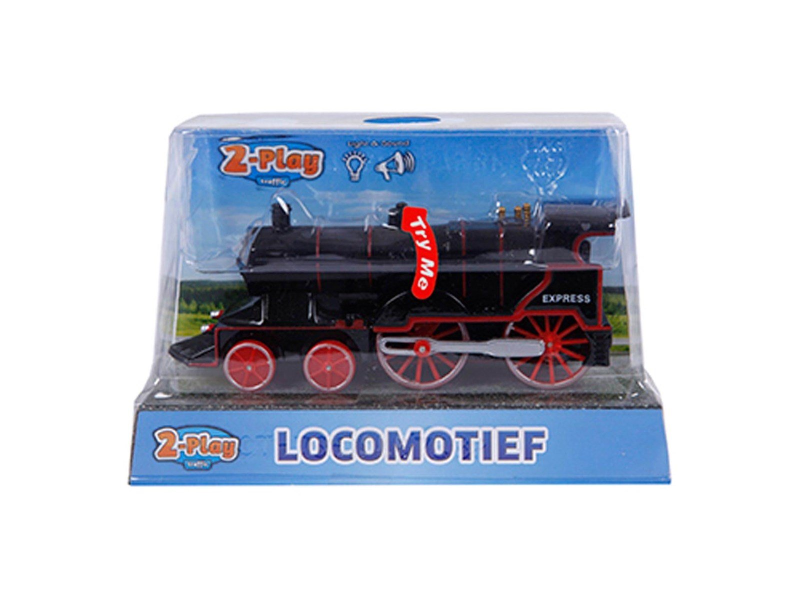 2-Play Traffic 2-Play Die-cast Locomotive with Light and Sound 14cm (Assorted)