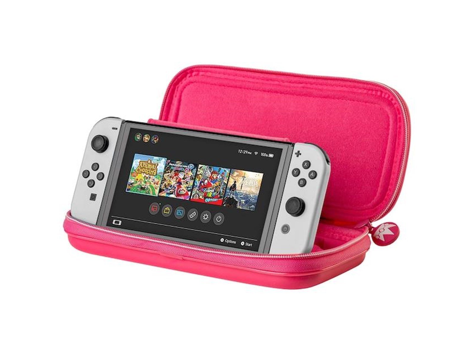 BigBen Interactive Nintendo Switch - Deluxe Travel Case (Princess Peach) - Bag