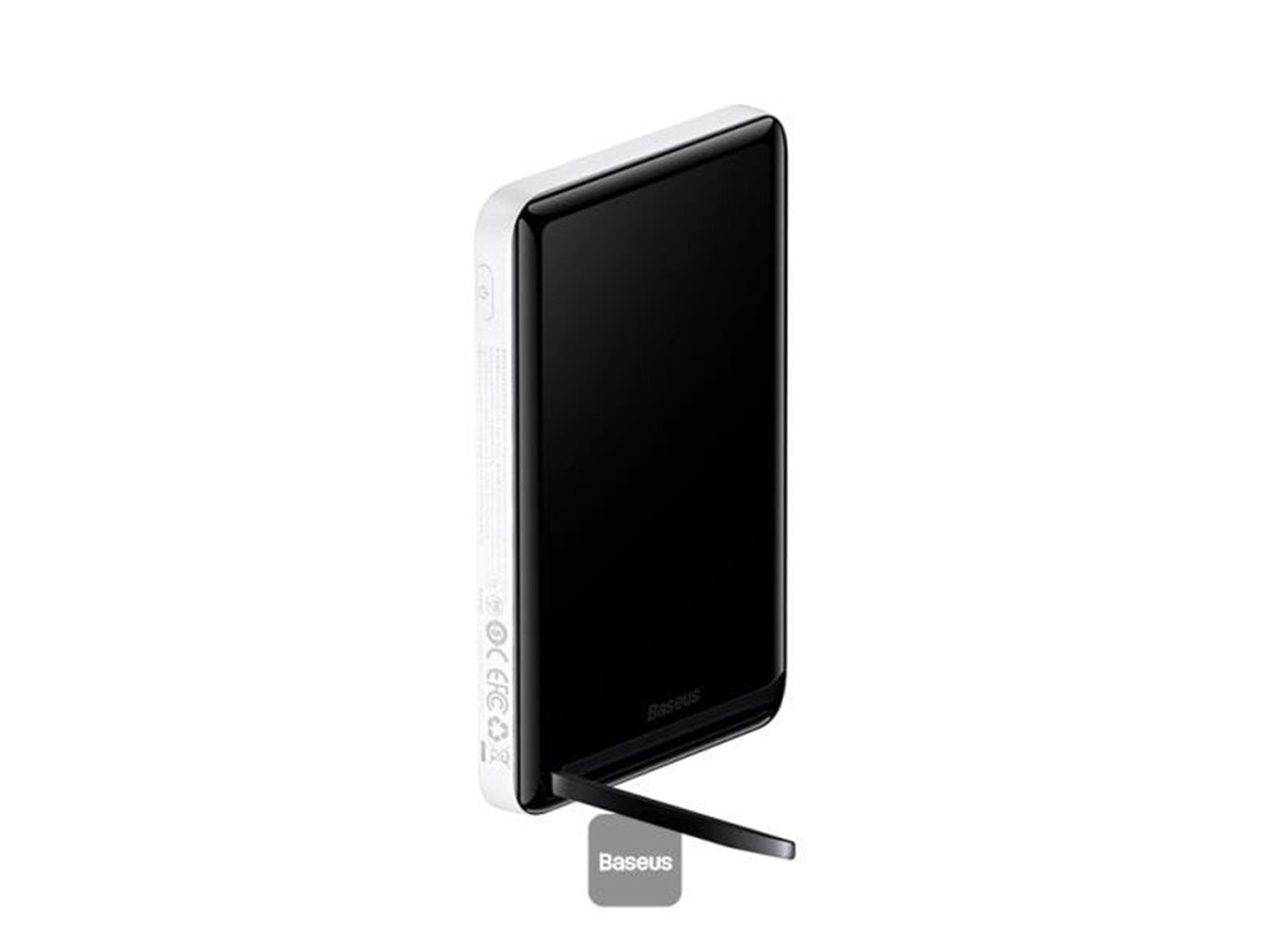 Baseus Powerbank Magnetic 10000mAh 20W MagSafe (white) Powerbank (Akku) - Weiß - 10000 mAh