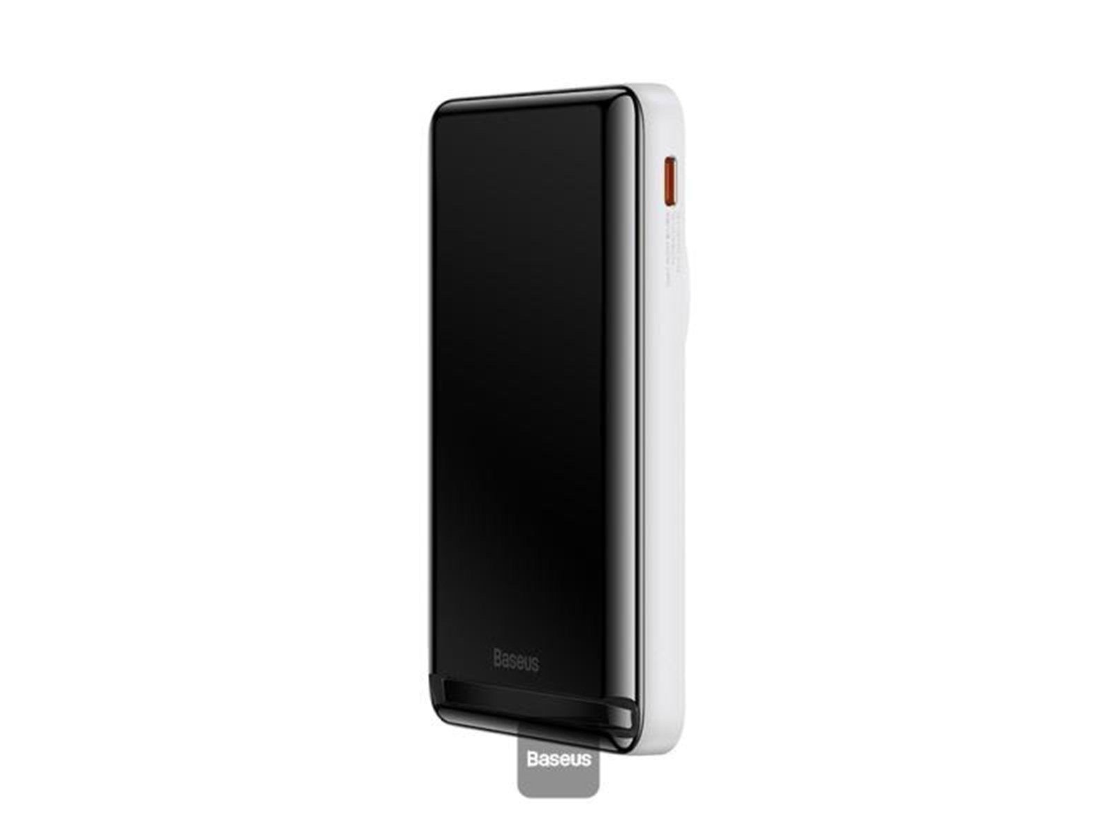 Baseus Powerbank Magnetic 10000mAh 20W MagSafe (white) Powerbank (Akku) - Weiß - 10000 mAh
