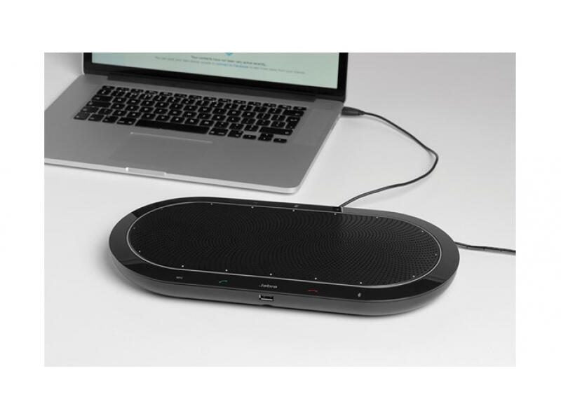 Jabra SPEAK 810 MS VoIP-Freisprechtelefon für Tisch, Bluetooth, kabellos