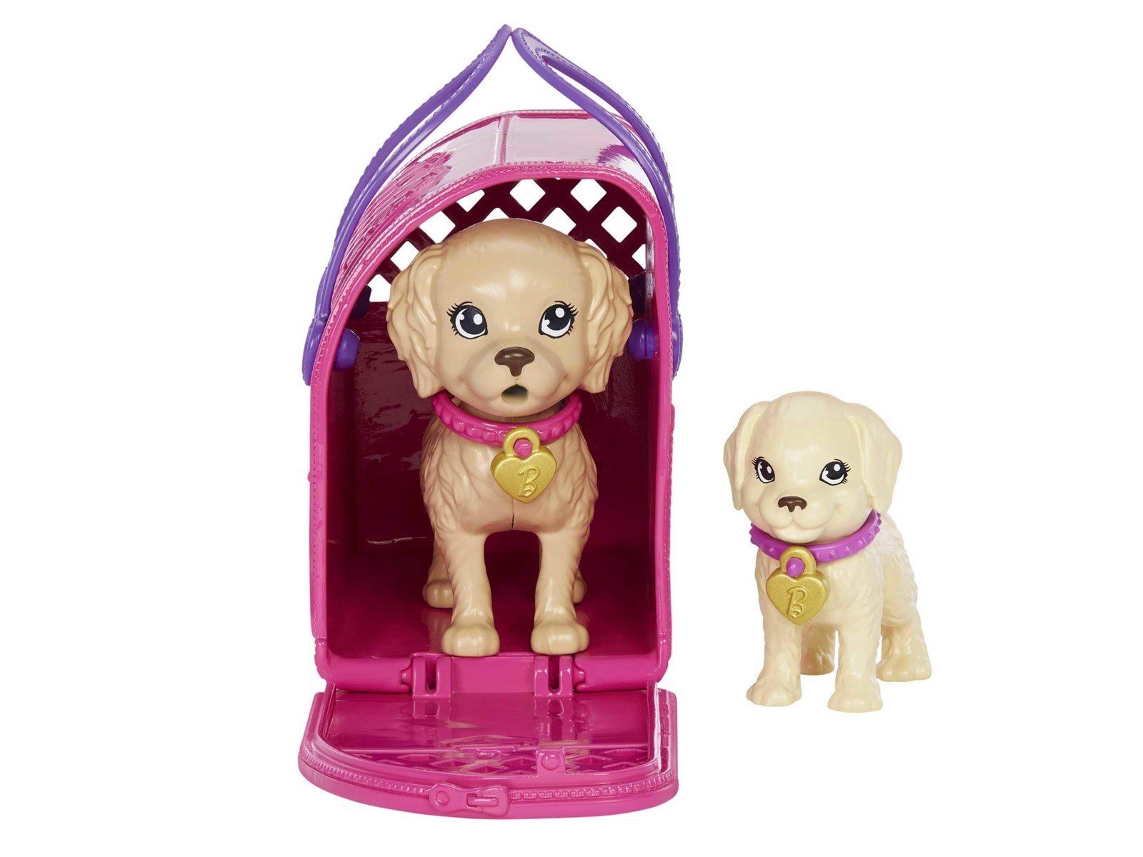 Barbie Doll And Accessories Pup Adoption Playset With Doll 2 Puppies And Color-Change