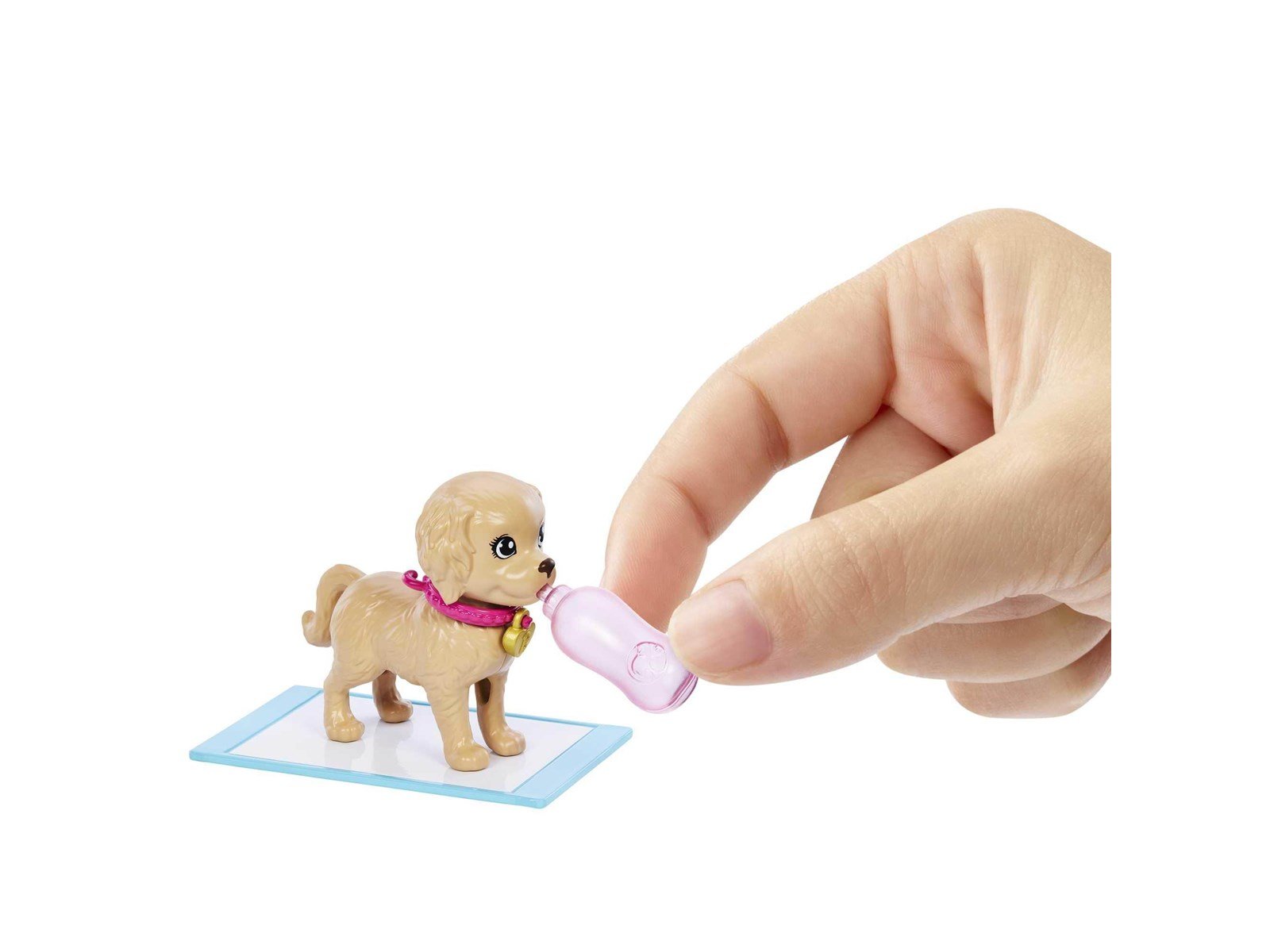 Barbie Doll And Accessories Pup Adoption Playset With Doll 2 Puppies And Color-Change