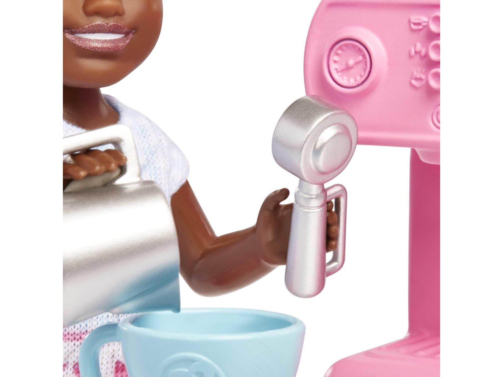 Barbie Chelsea Can Be… Barista Doll And 7 Career-themed Accessories Including Coffee Maker