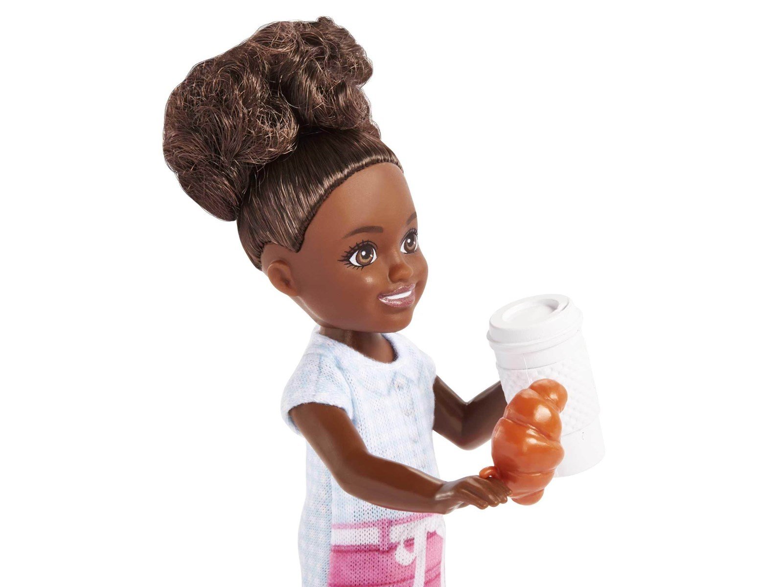Barbie Chelsea Can Be… Barista Doll And 7 Career-themed Accessories Including Coffee Maker