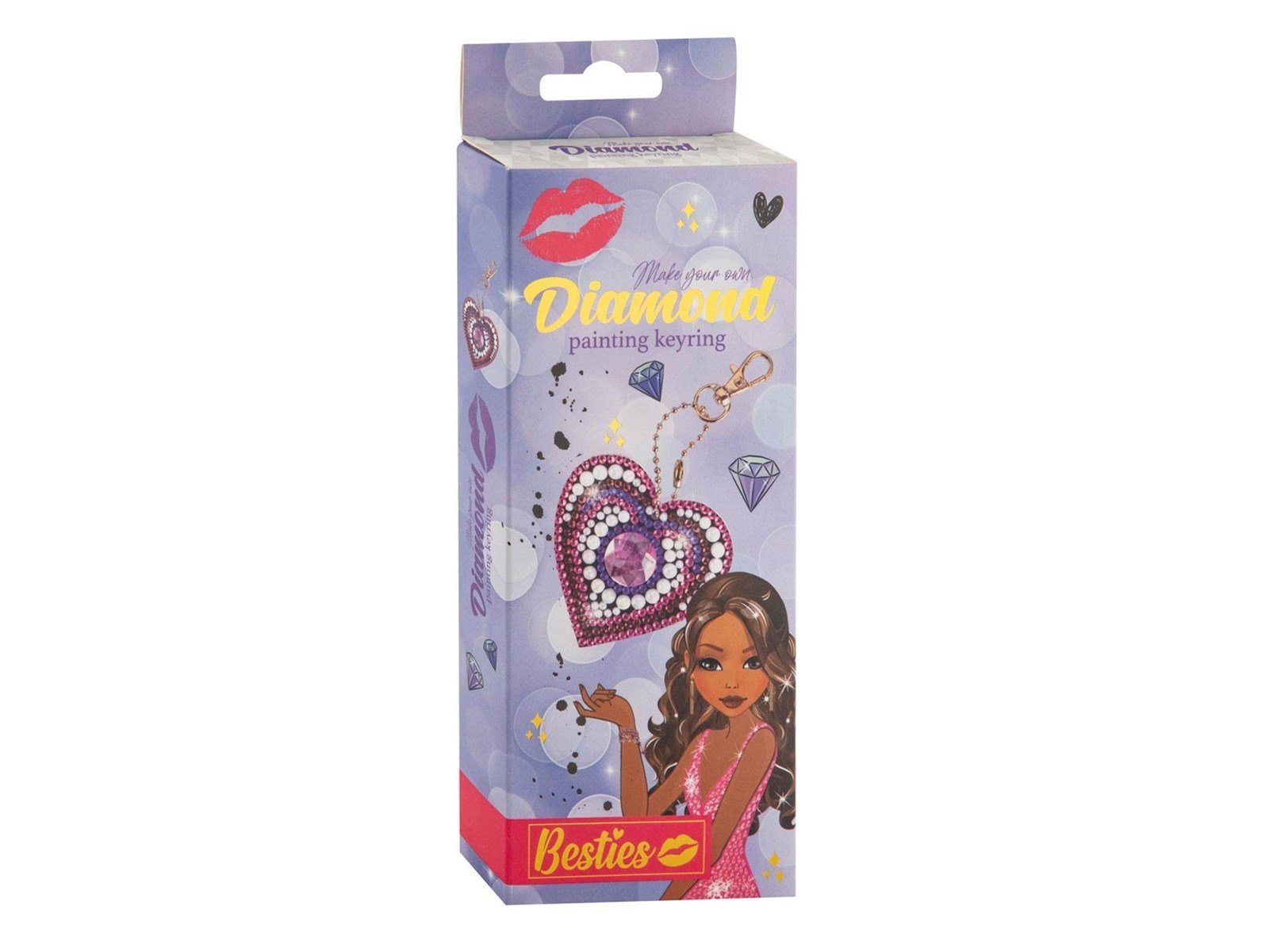 Besties Diamond Painting Keychain Making (Assorted)