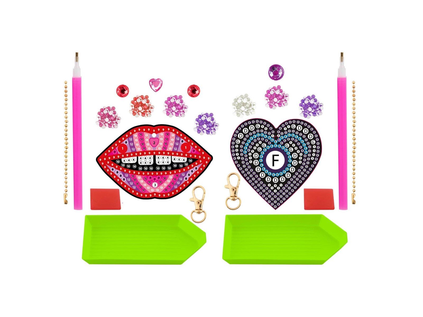 Besties Diamond Painting Keychain Making (Assorted)