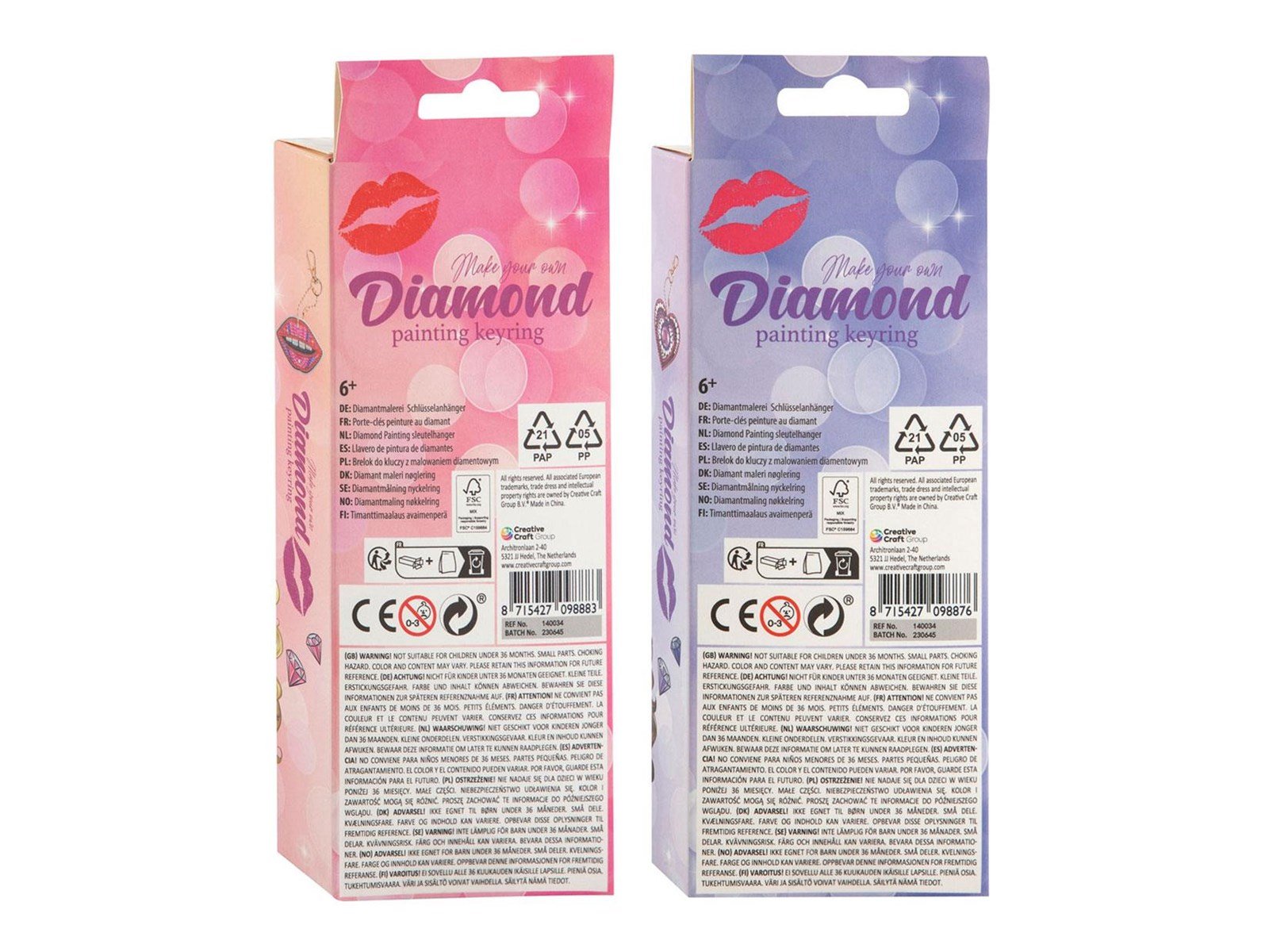 Besties Diamond Painting Keychain Making (Assorted)