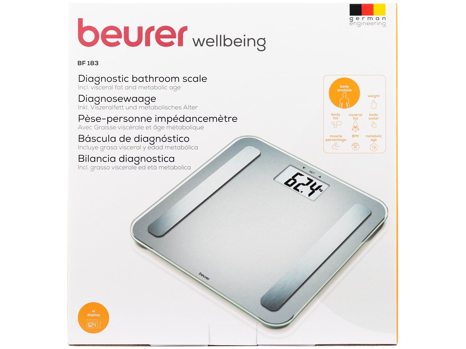 Beurer Analysewaage Body Analysis Scale BF 183