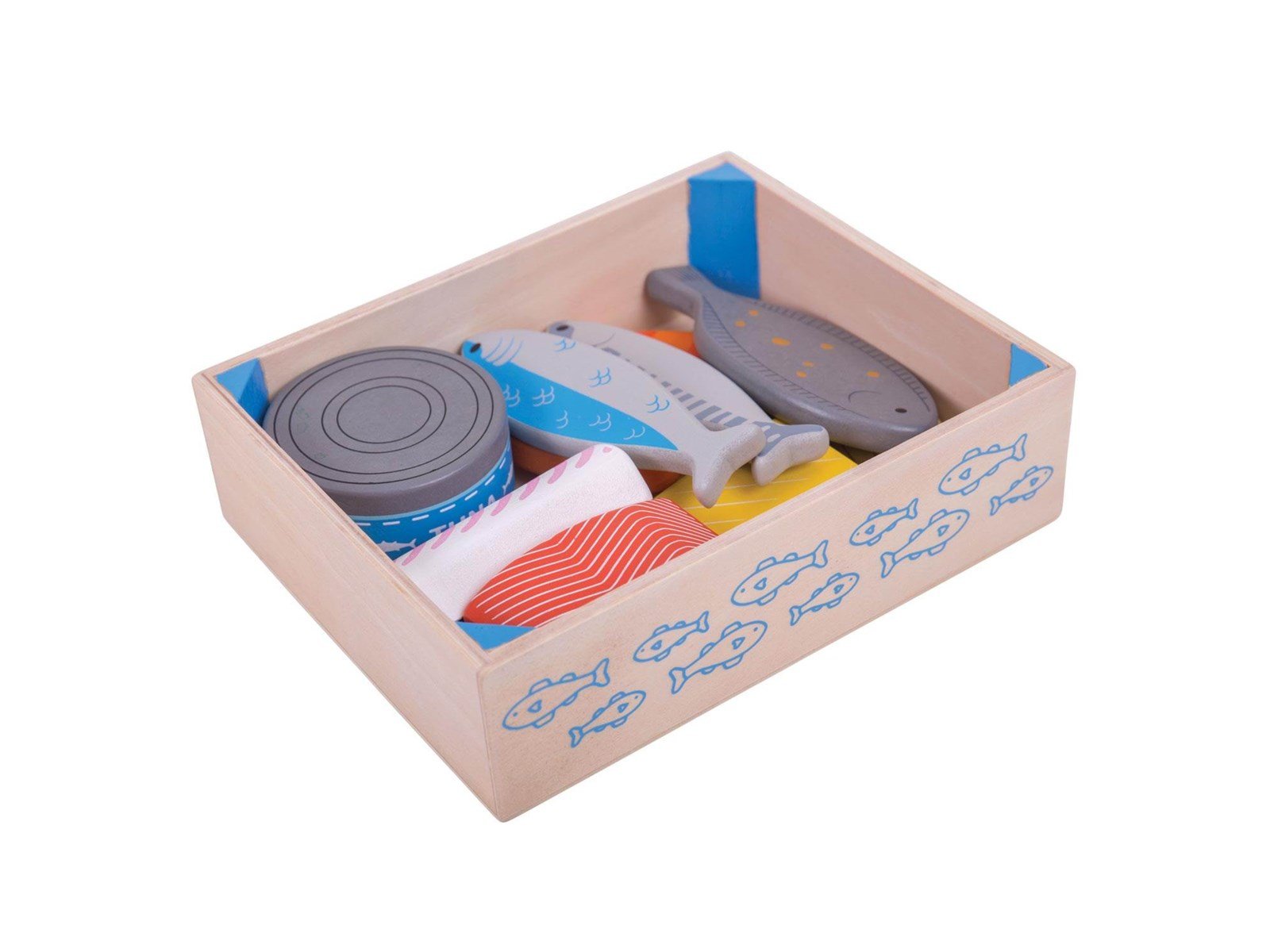 Bigjigs Wooden Box with Fish