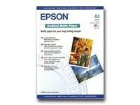 Epson Archival Matte Paper - Papier, matt - A3 (297 x 420 mm) - 192 g/m2 - 50 Blatt - für Stylus Pro 11880, Pro 3880, Pr