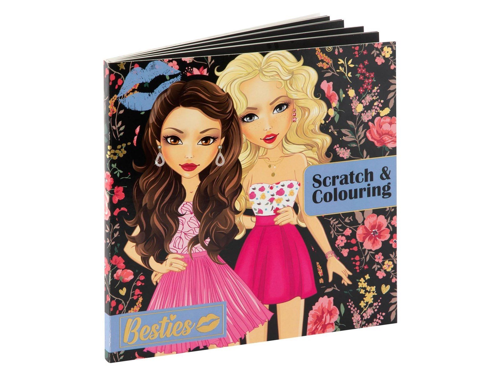 Besties Scratch & Coloring Book