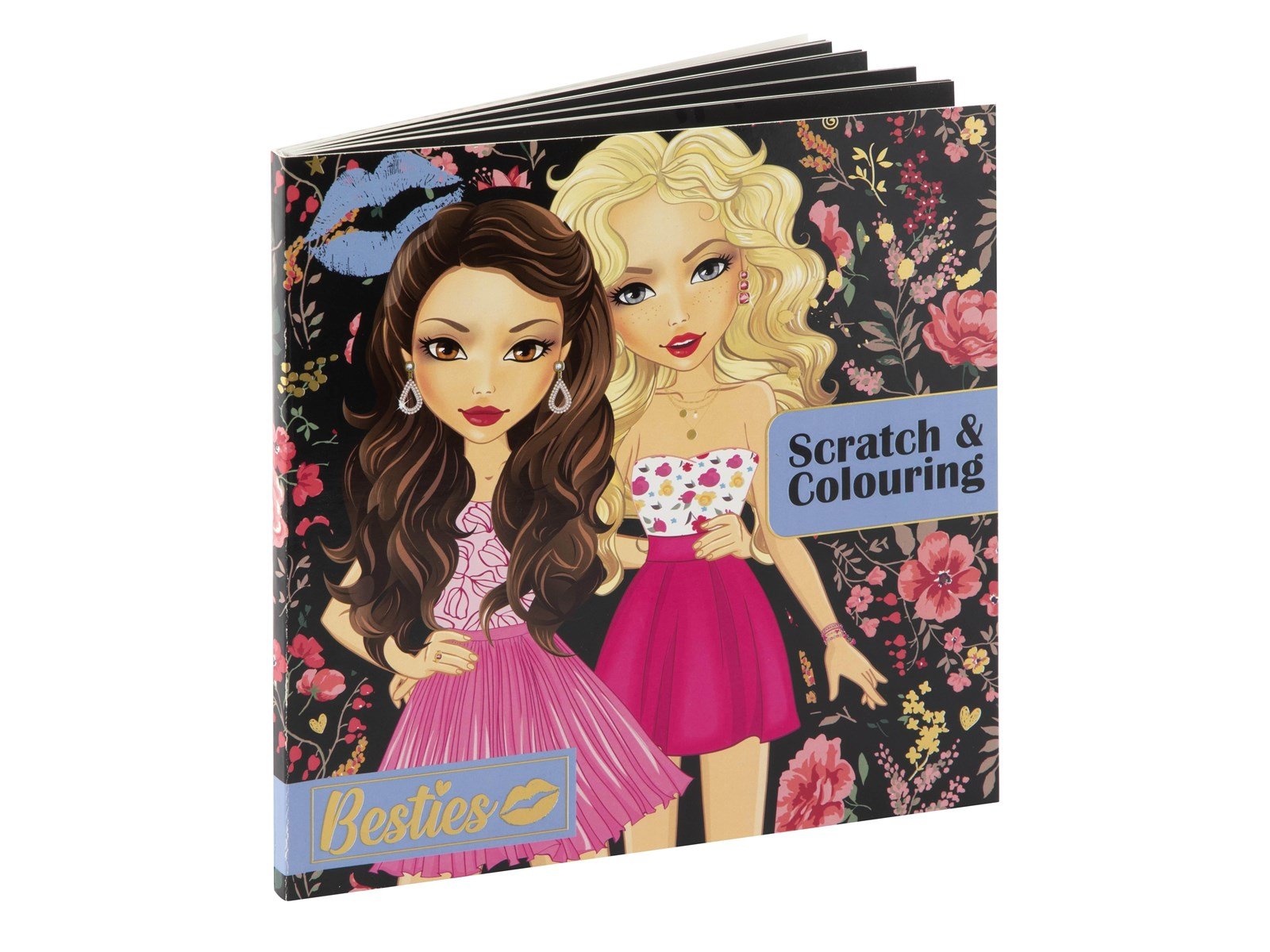 Besties Scratch & Coloring Book