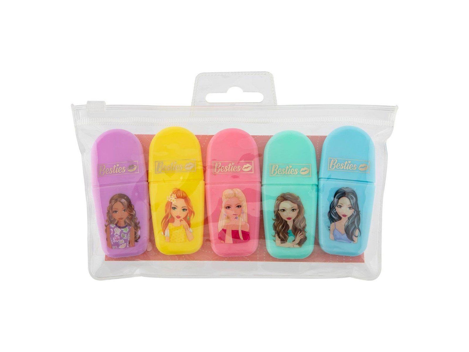 Besties Mini Highlighters 5pcs. (Assorted)