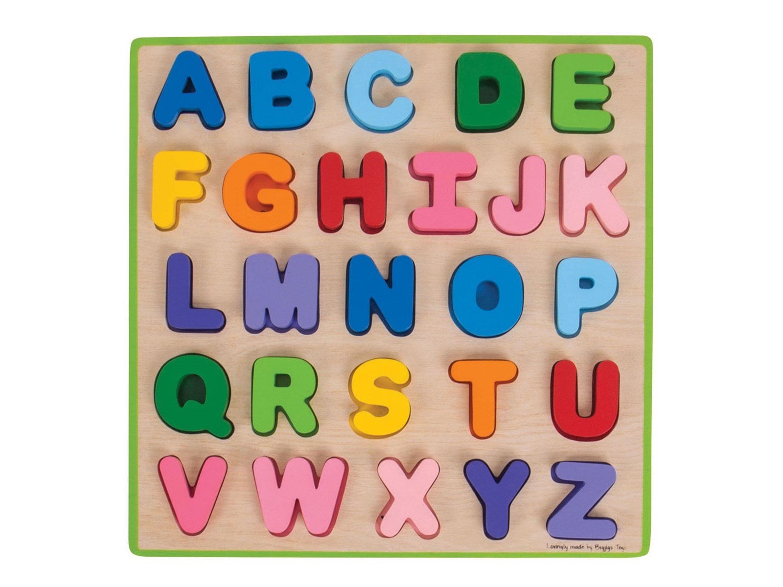 Bigjigs Wooden Alphabet Puzzle 26pcs.