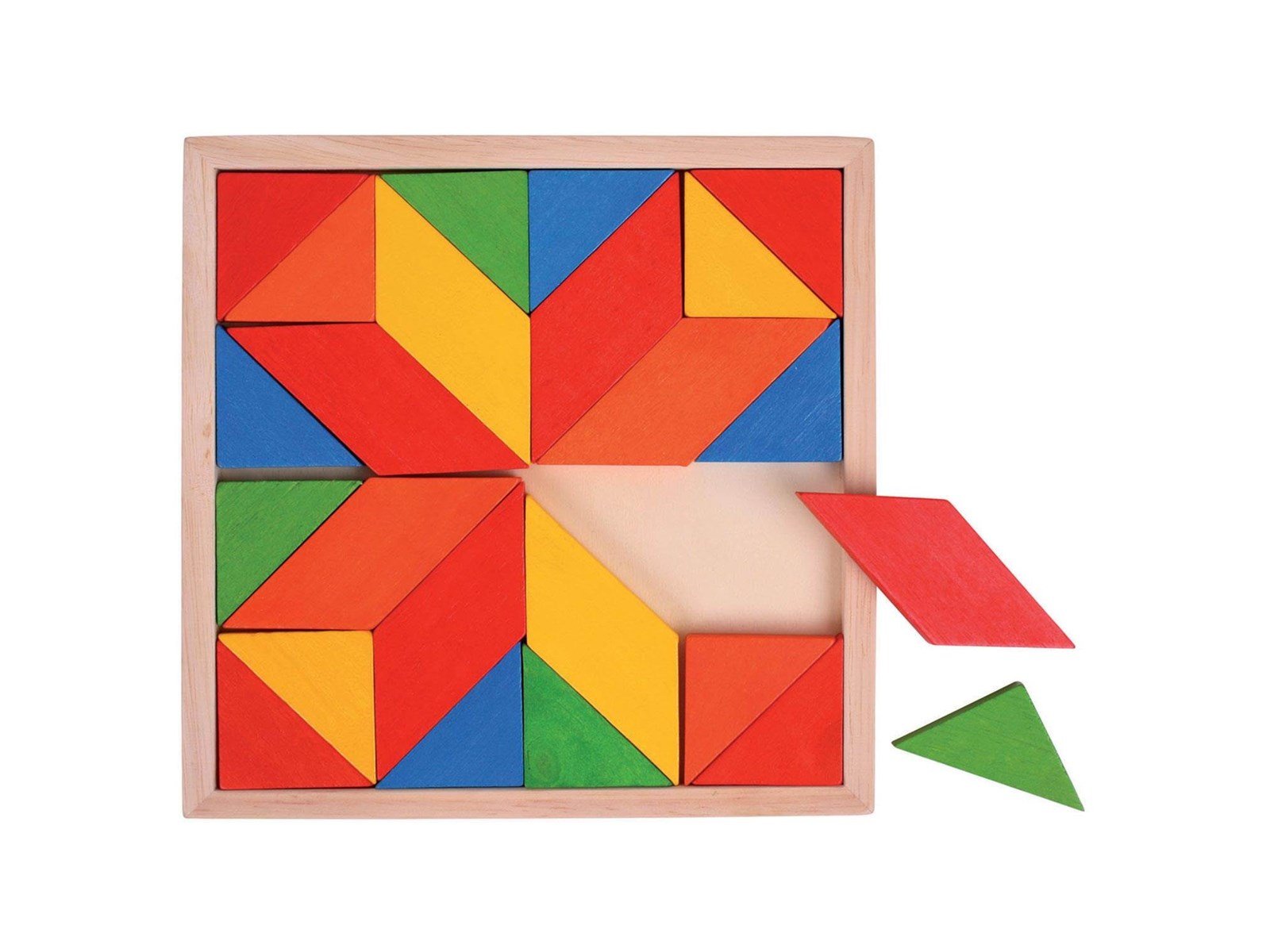 Bigjigs Wooden Mosaic Puzzle 24 pcs.