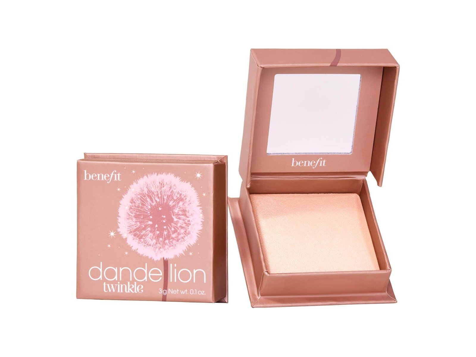 Benefit Cosmetics Dandelion Twinkle - gentle nude-pink highlighter powder
