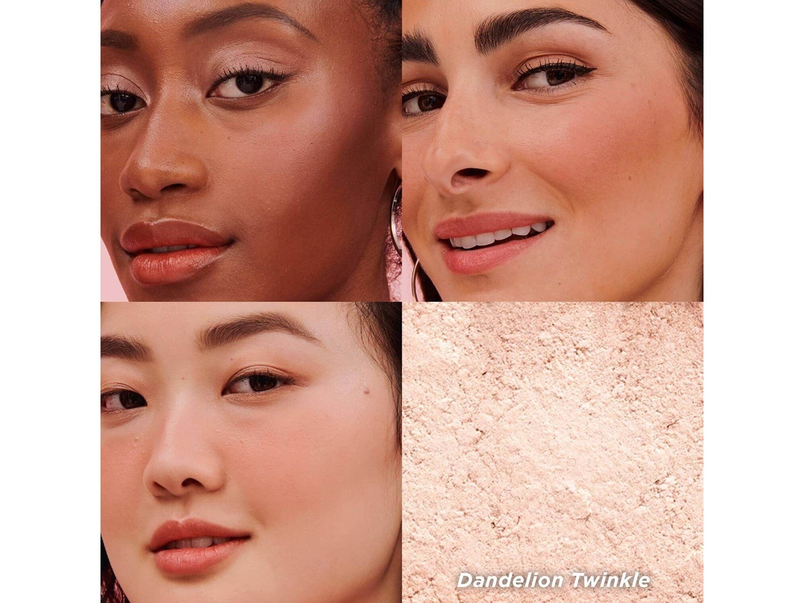 Benefit Cosmetics Dandelion Twinkle - gentle nude-pink highlighter powder