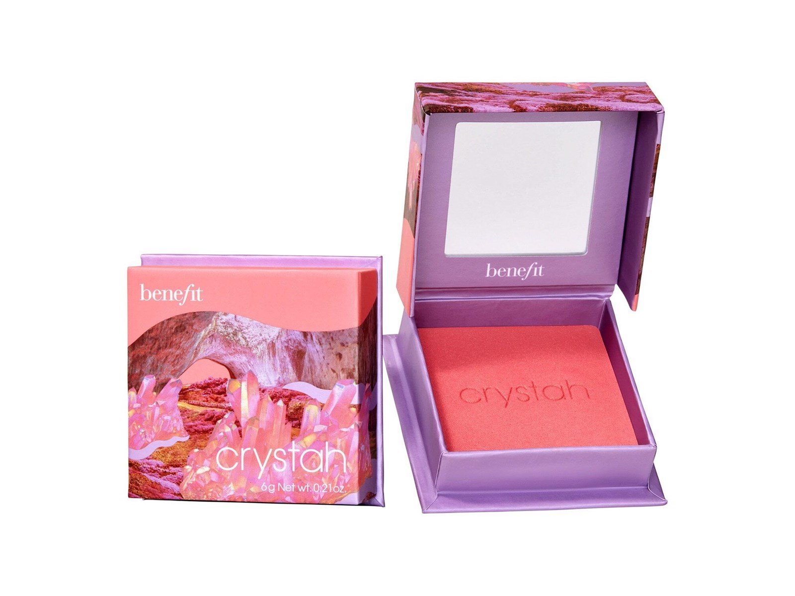 Benefit Cosmetics BOP Crystah pink blush - blush med shimmer