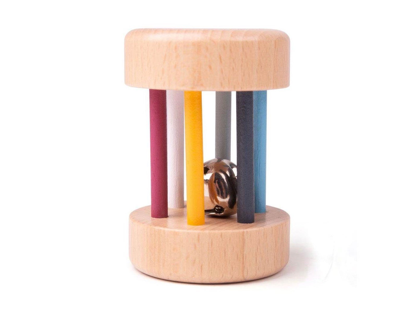 Bigjigs Wooden Roll Rattle 100% FSC