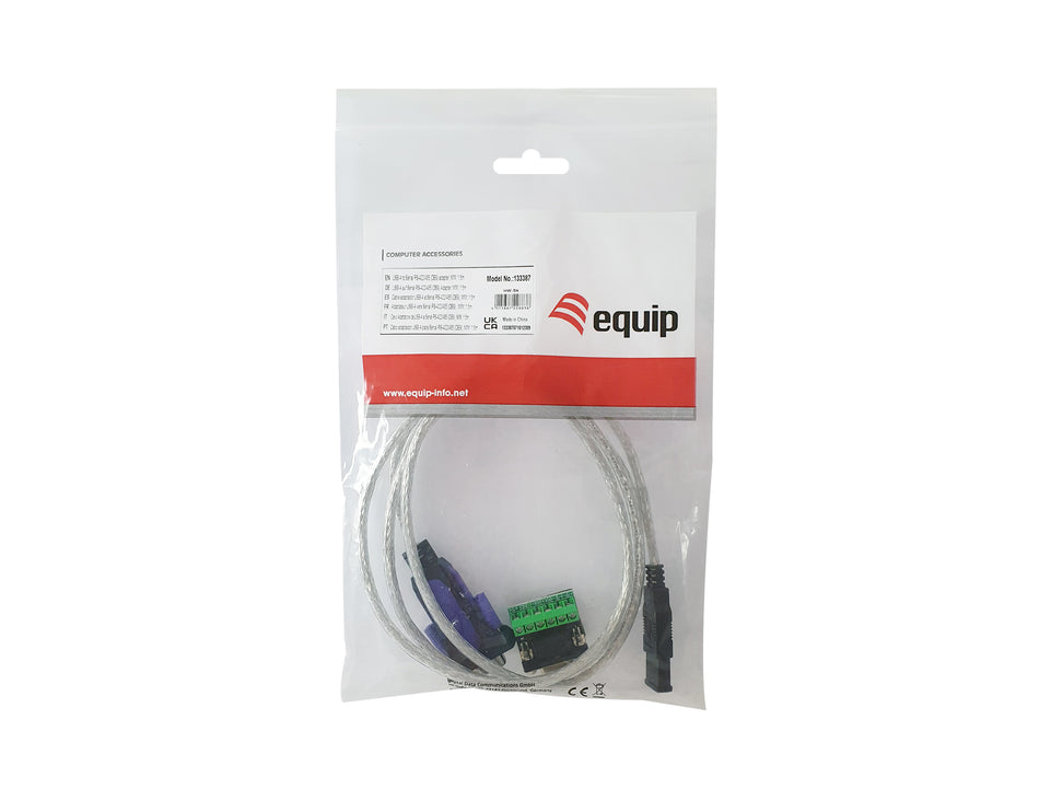 Equip Adapter USB-A -> Seriell RS422/RS485    St/St FT232Rsw