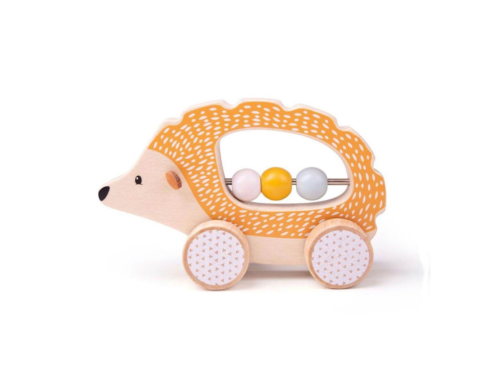 Bigjigs Wooden Push Hedgehog 100% FSC
