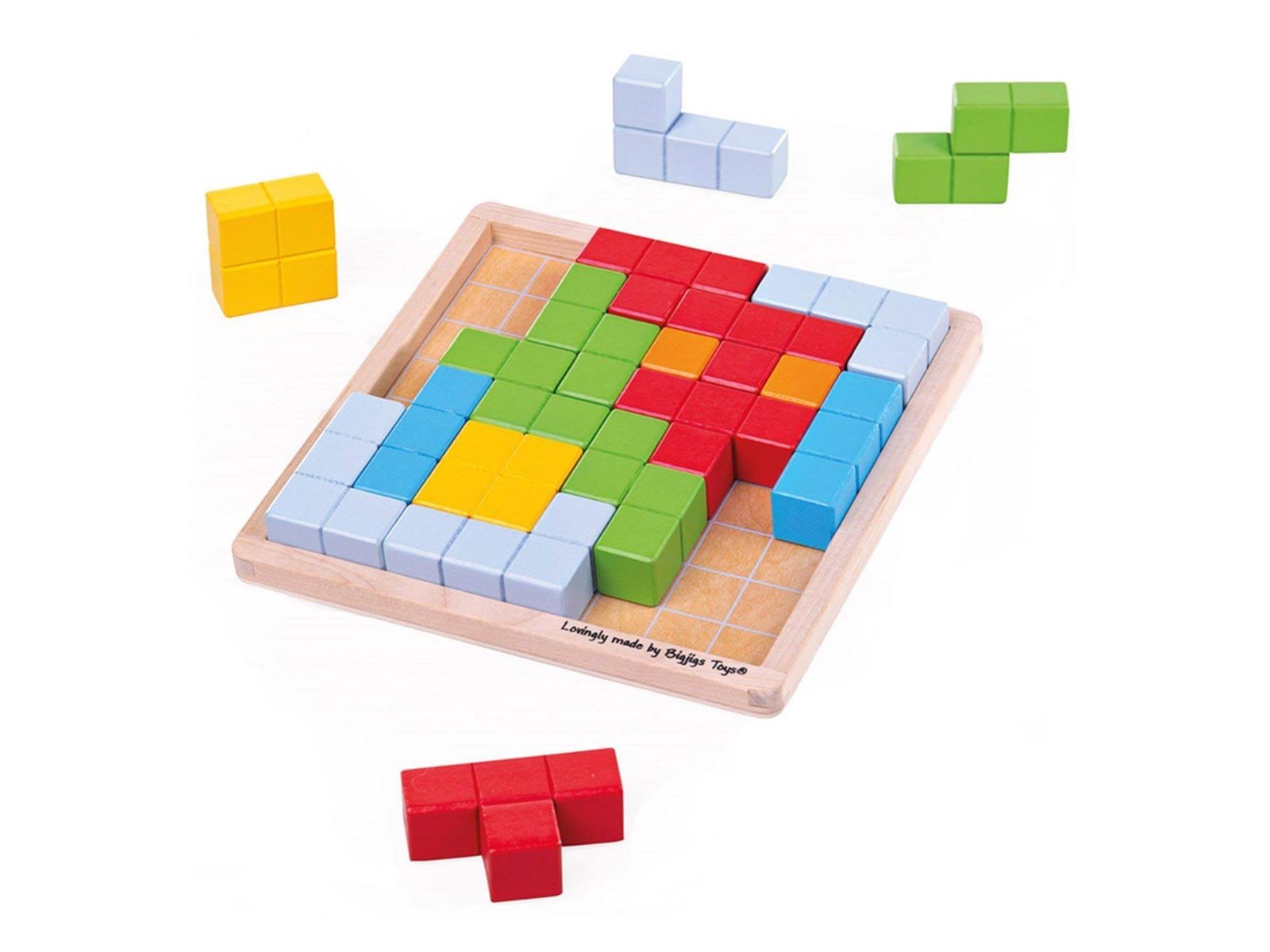 Bigjigs Wooden Block Puzzle Patterns