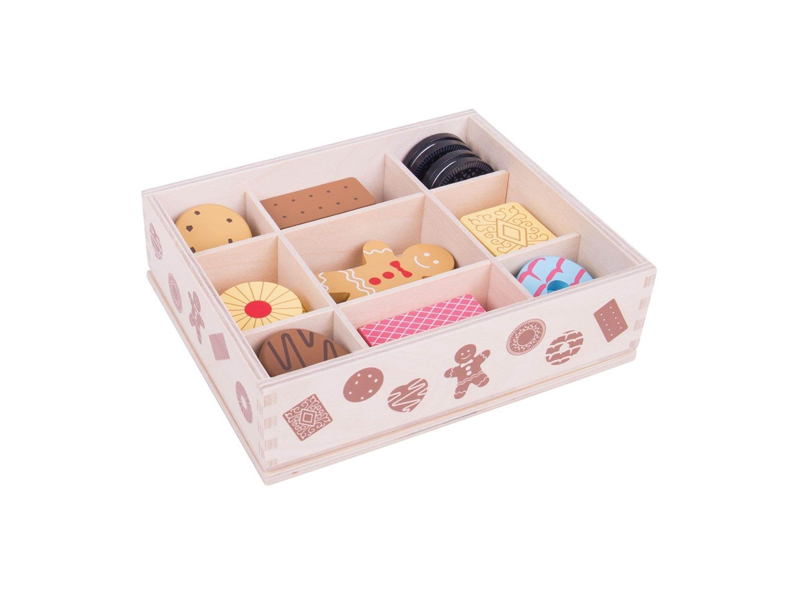 Bigjigs Wooden Box with Cookies