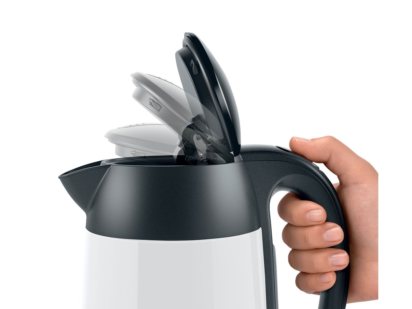 Bosch Wasserkocher TWK3P421 - Weiß - 2400 W