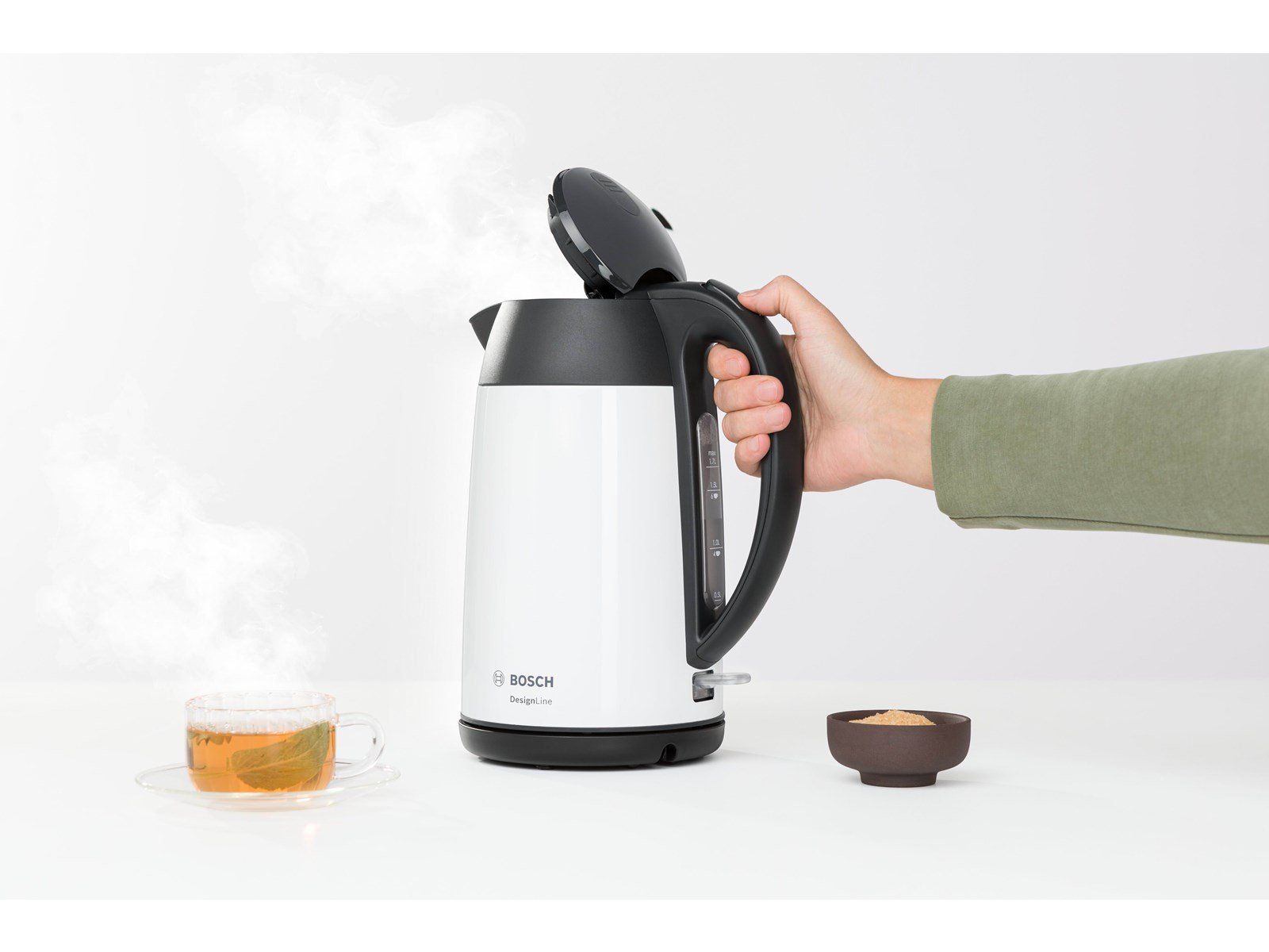 Bosch Wasserkocher TWK3P421 - Weiß - 2400 W