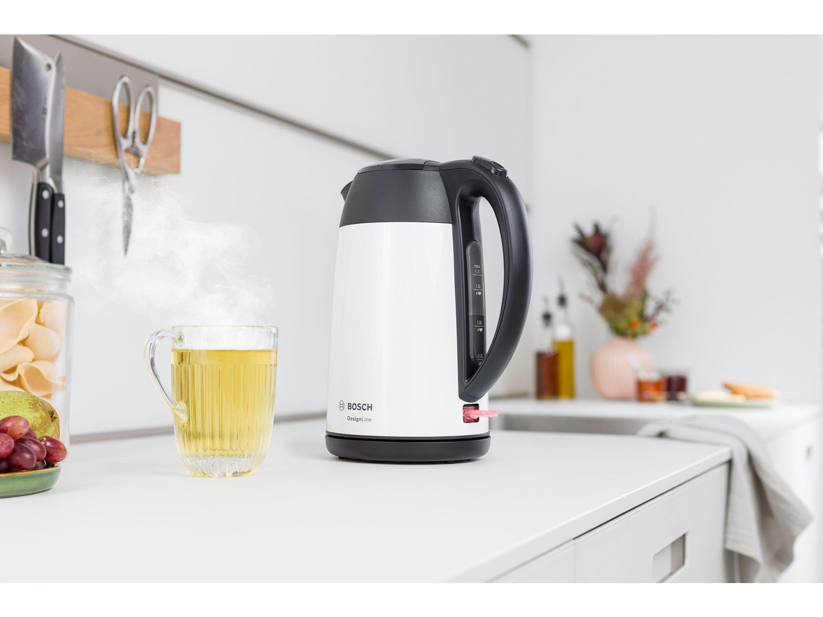 Bosch Wasserkocher TWK3P421 - Weiß - 2400 W