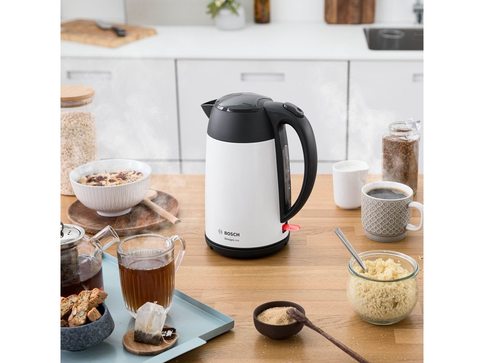 Bosch Wasserkocher TWK3P421 - Weiß - 2400 W