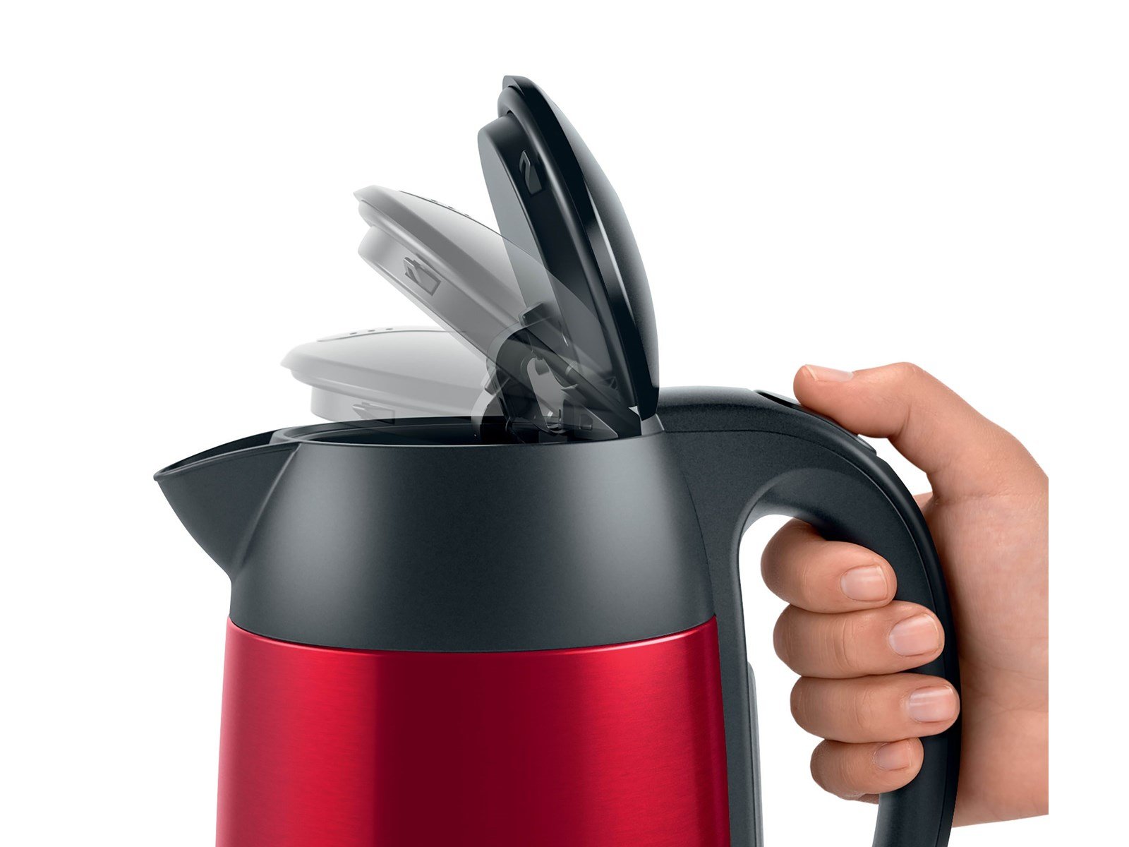 Bosch Wasserkocher TWK3P424 - Rot - 2400 W