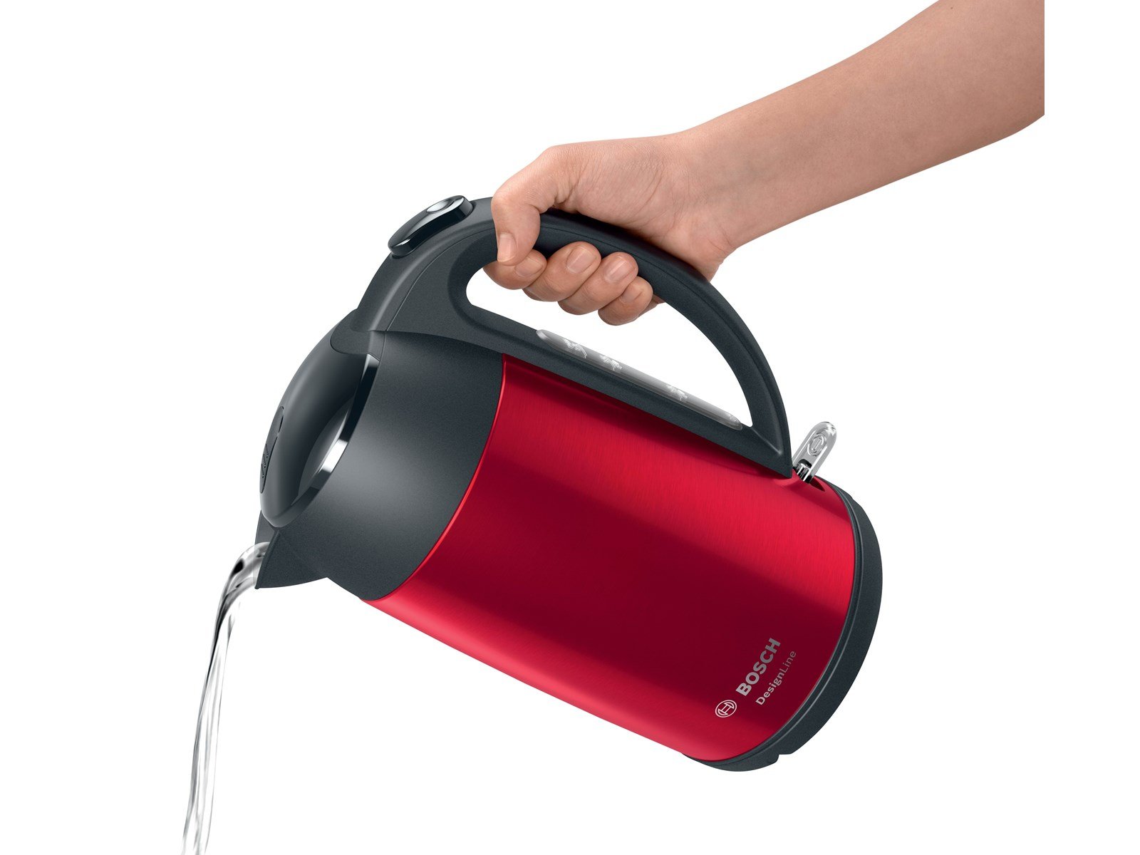 Bosch Wasserkocher TWK3P424 - Rot - 2400 W