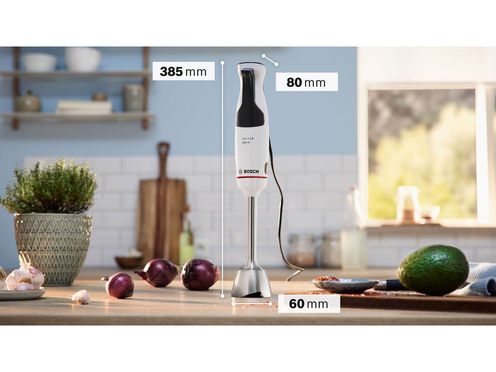 Bosch Stabmixer ErgoMaster Series 4 MSM4W210 - 600 W