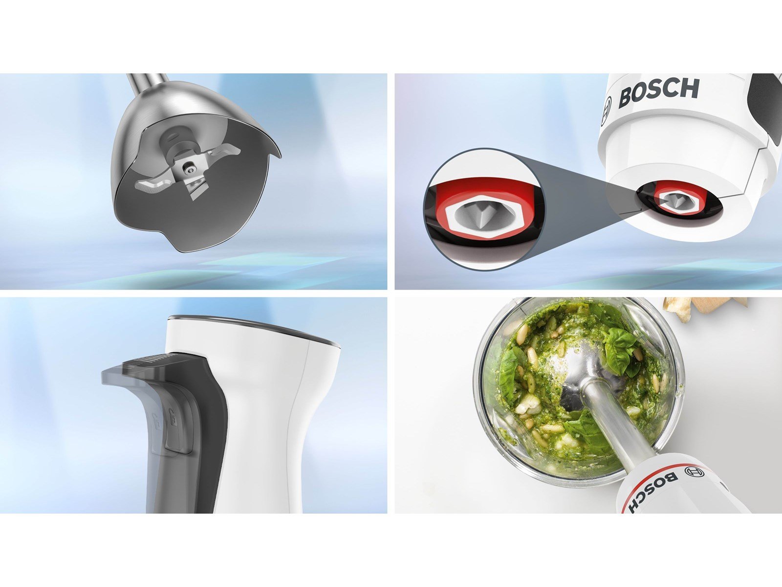 Bosch Stabmixer ErgoMaster Series 4 MSM4W210 - 600 W