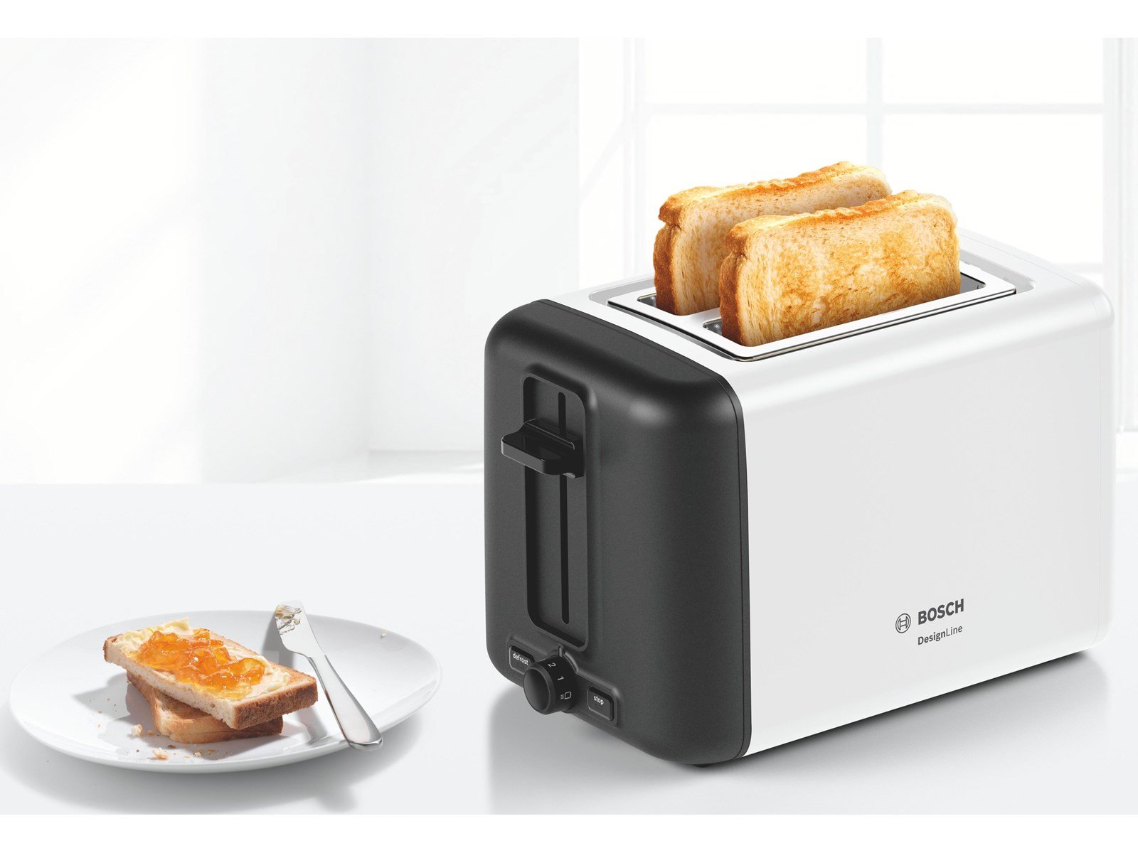 Bosch Toaster TAT3P421 - White Metal