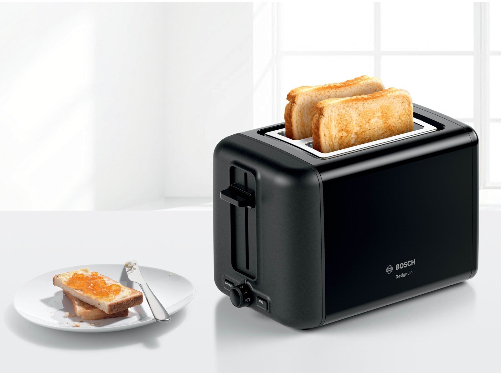 Bosch Toaster TAT3P423 - Black metal